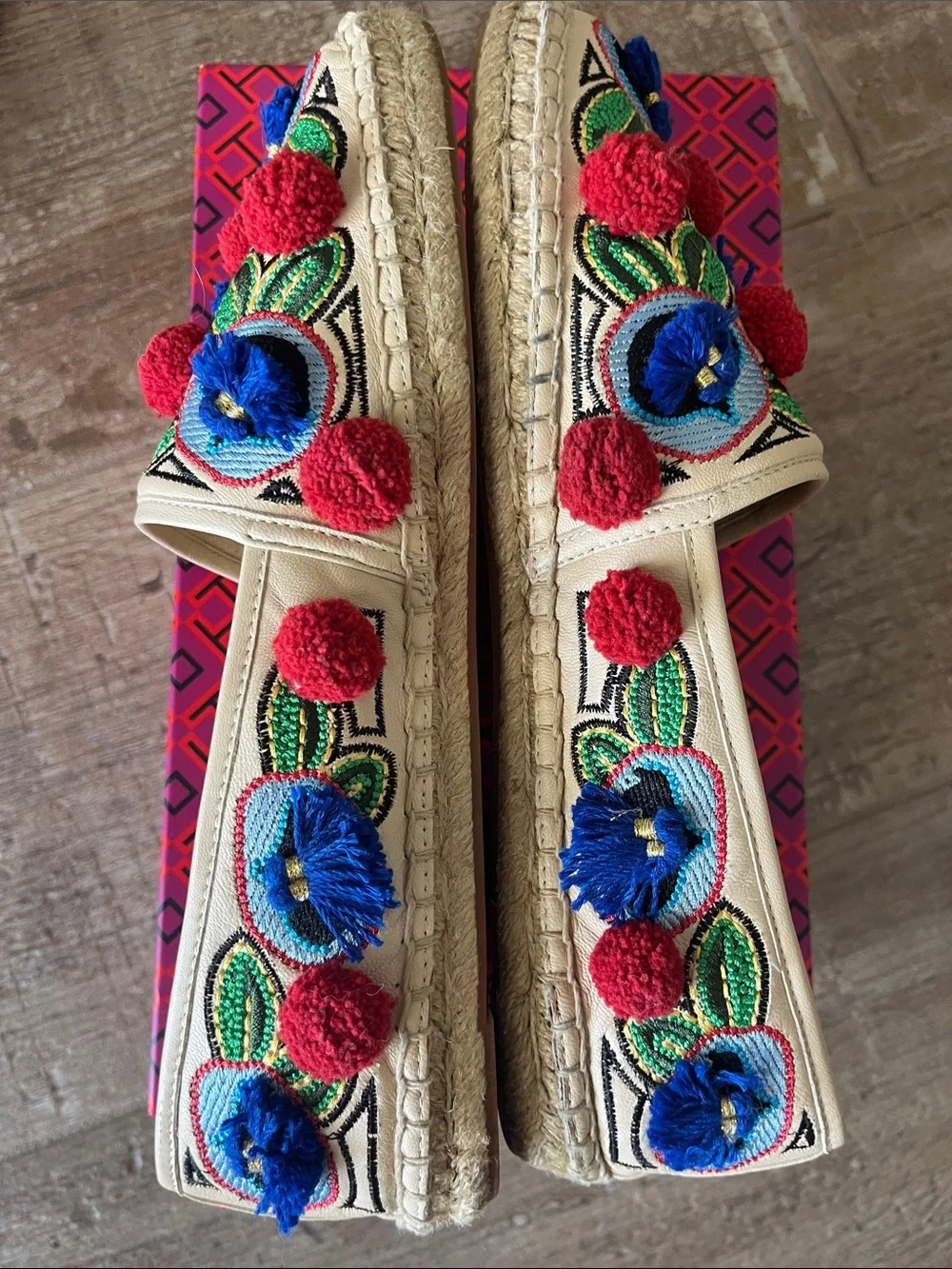Tory Burch Dulce Ce Leche Espadrille size 9.5